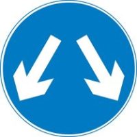 vehicles-may-pass-either-side-to-reach-same-destination